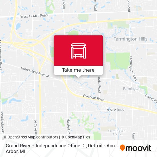 Mapa de Grand River + Independence Office Dr