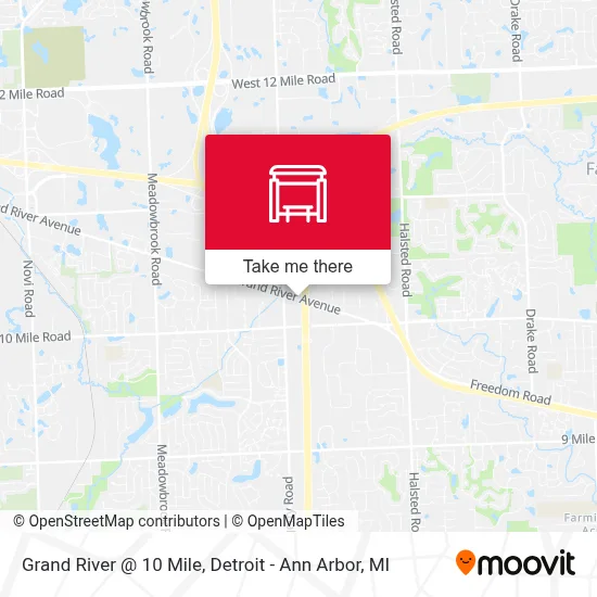 Grand River @ 10 Mile map