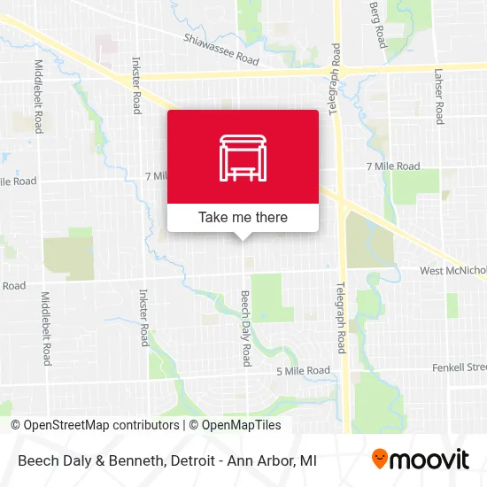 Beech Daly & Benneth map