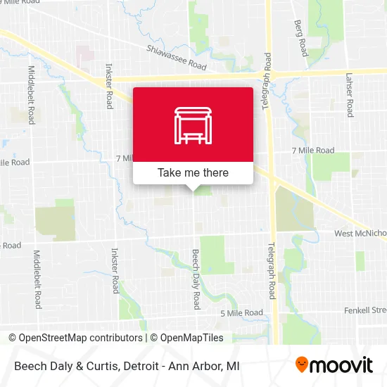 Beech Daly & Curtis map