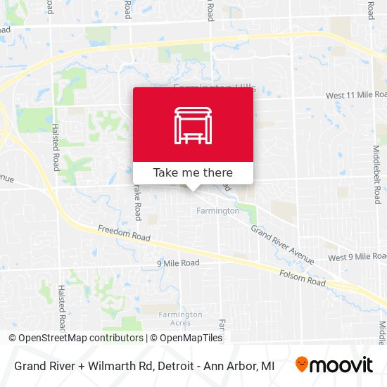 Grand River + Wilmarth Rd map