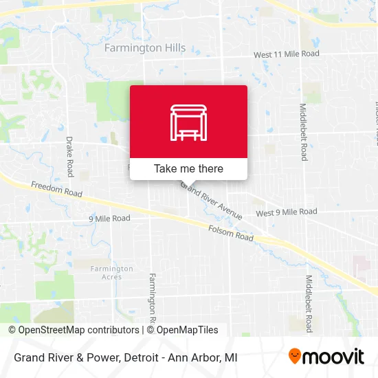 Grand River & Power map