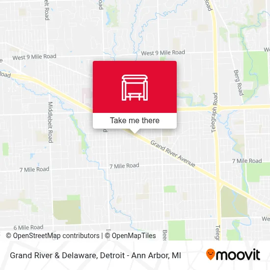 Grand River & Delaware map