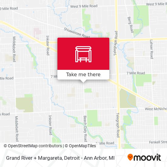 Grand River + Margareta map