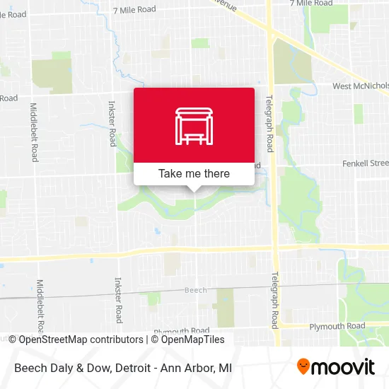 Beech Daly & Dow map