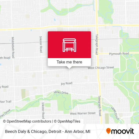 Beech Daly & Chicago map