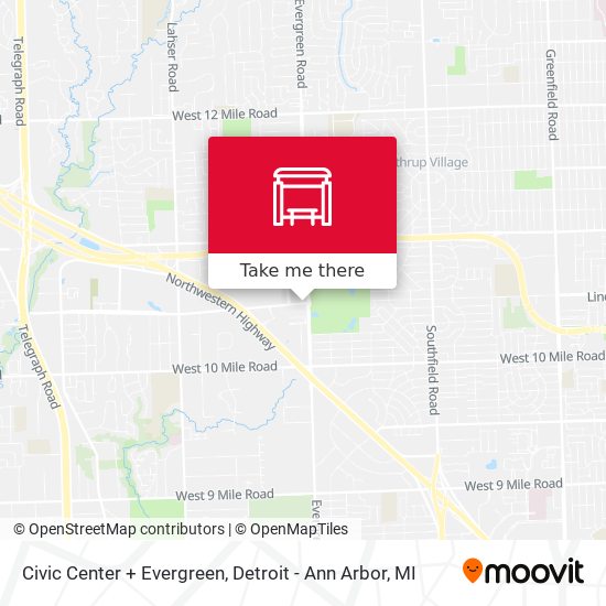 Mapa de Civic Center + Evergreen