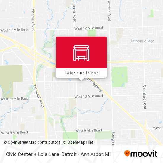 Civic Center + Lois Lane map