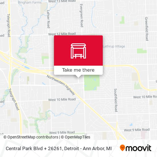 Central Park Blvd + 26261 map