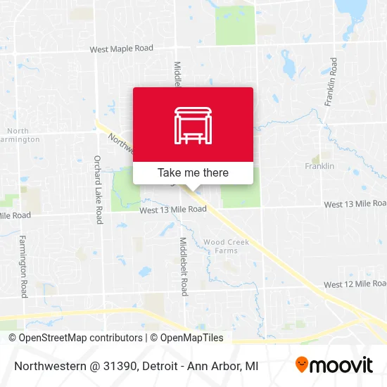 Northwestern @ 31390 map
