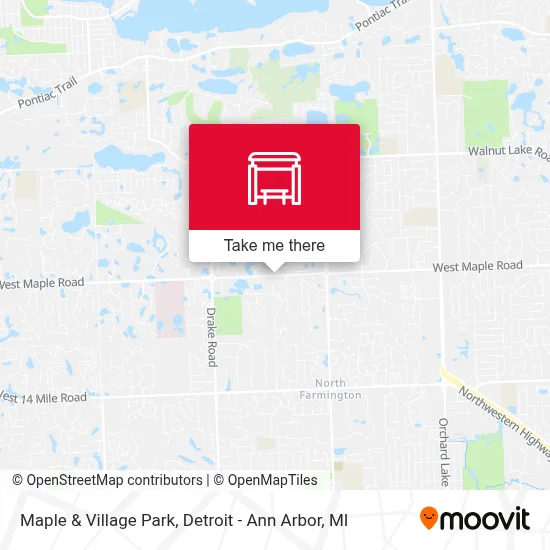 Maple & Village Park map