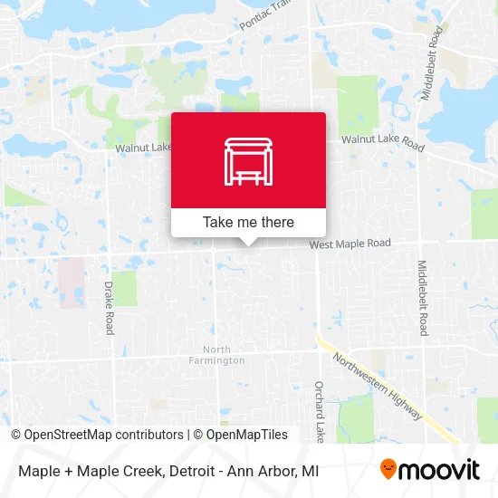 Maple + Maple Creek map
