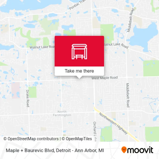 Maple + Baurevic Blvd map