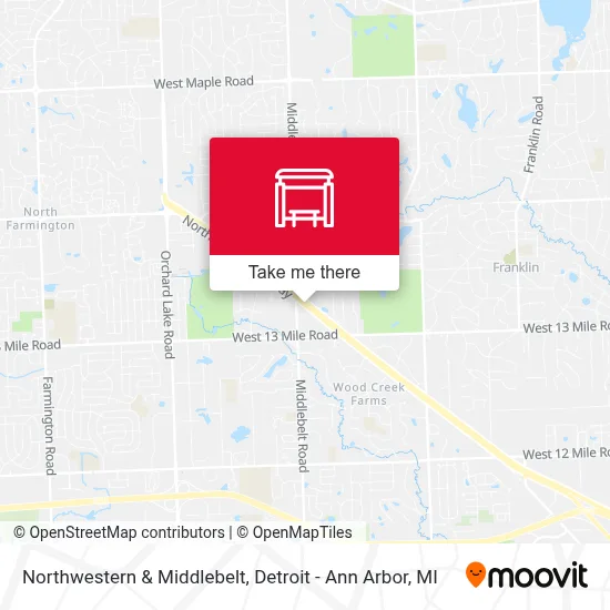 Northwestern & Middlebelt map