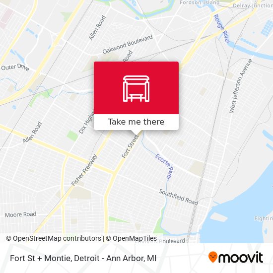 Fort St + Montie map