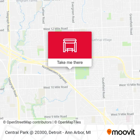 Central Park @ 20300 map