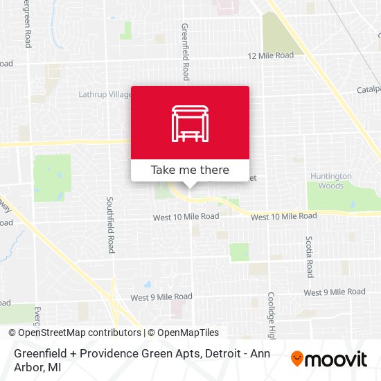 Mapa de Greenfield + Providence Green Apts