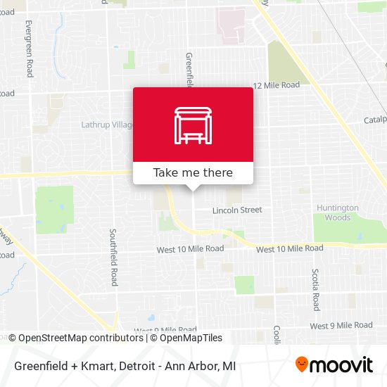 Mapa de Greenfield + Kmart