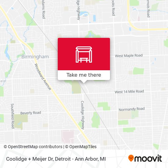 Coolidge + Meijer Dr map