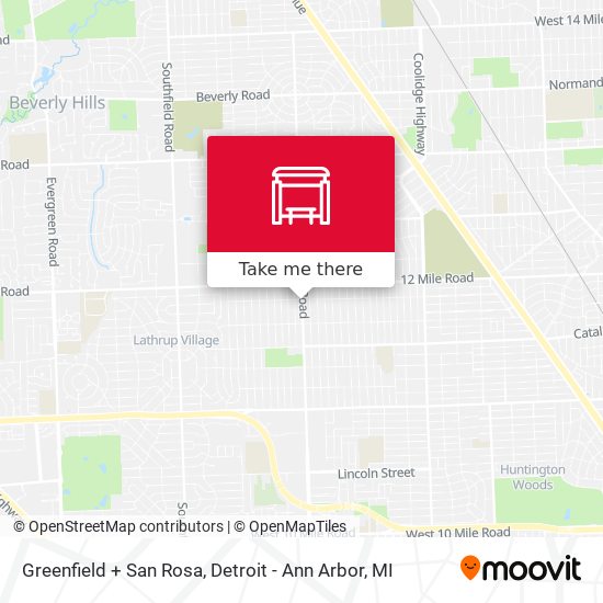 Mapa de Greenfield + San Rosa
