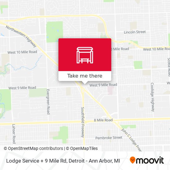 Lodge Service + 9 Mile Rd map