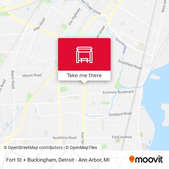 Mapa de Fort St + Buckingham
