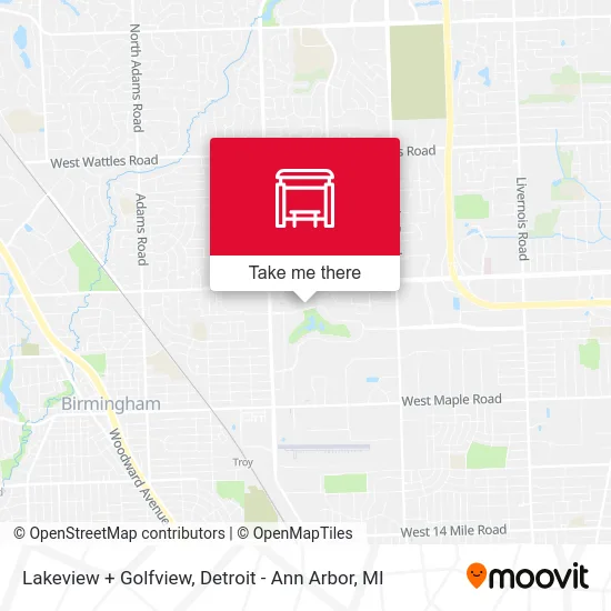 Lakeview + Golfview map
