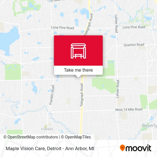 Maple Vision Care map