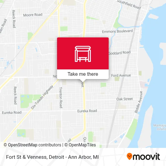 Fort St & Venness map