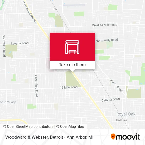 Woodward & Webster map