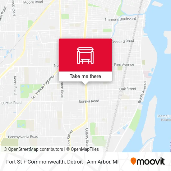 Fort St + Commonwealth map
