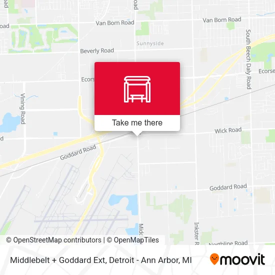 Middlebelt + Goddard Ext map