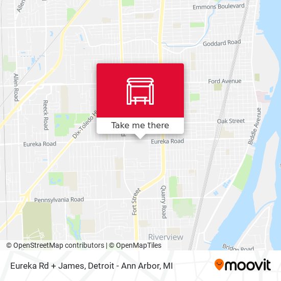 Mapa de Eureka Rd + James