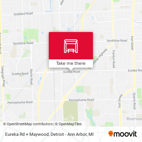 Mapa de Eureka Rd + Maywood
