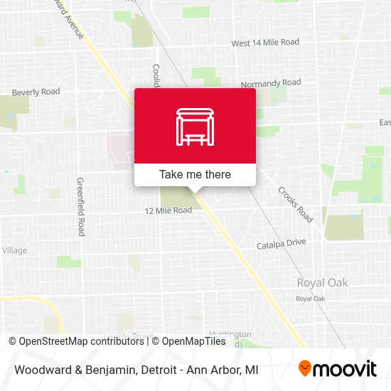 Woodward & Benjamin map