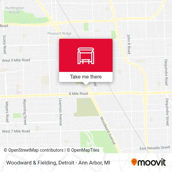 Woodward & Fielding map