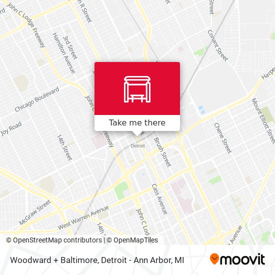 Mapa de Woodward + Baltimore