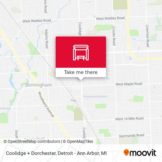 Mapa de Coolidge + Dorchester