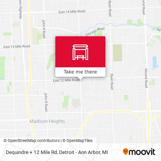 Mapa de Dequindre + 12 Mile Rd