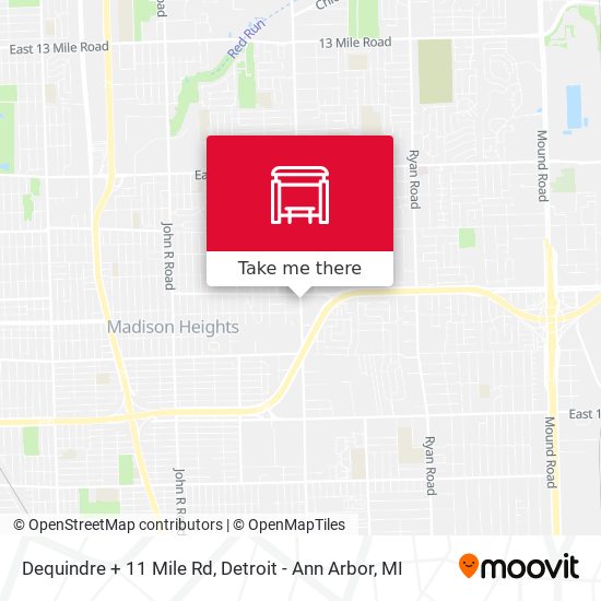 Mapa de Dequindre + 11 Mile Rd