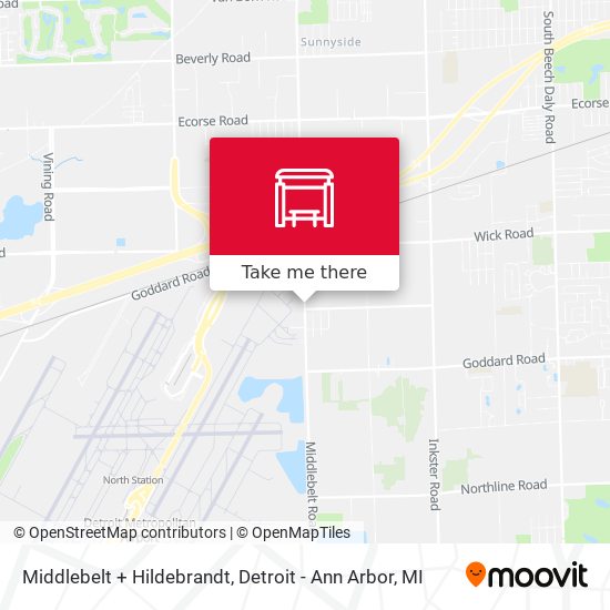 Mapa de Middlebelt + Hildebrandt