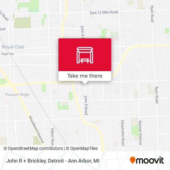 Mapa de John R + Brickley