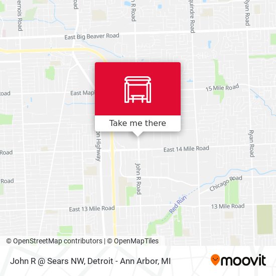 Mapa de John R @ Sears NW