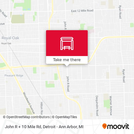 Mapa de John R + 10 Mile Rd