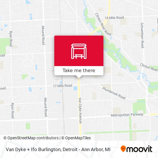 Van Dyke + Ifo Burlington map