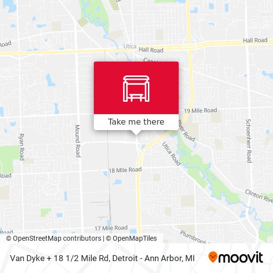 Van Dyke + 18 1/2 Mile Rd map