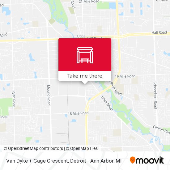 Mapa de Van Dyke + Gage Crescent