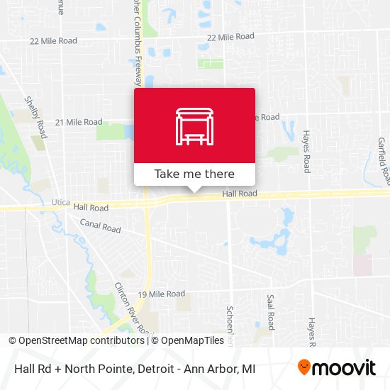 Mapa de Hall Rd + North Pointe