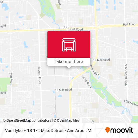 Van Dyke + 18 1/2 Mile map