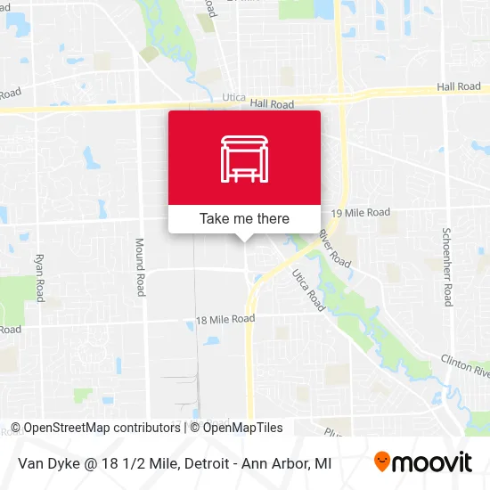 Van Dyke @ 18 1/2 Mile map